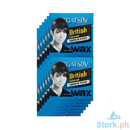 Picture of Gatsby Styling Wax British Layered Hard & Free (6 Packs x 3g)