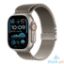 Picture of Apple Watch Ultra 2 GPS + Cellular 49mm Natural Titanium Case with Natural Titanium Milanese Loop - M