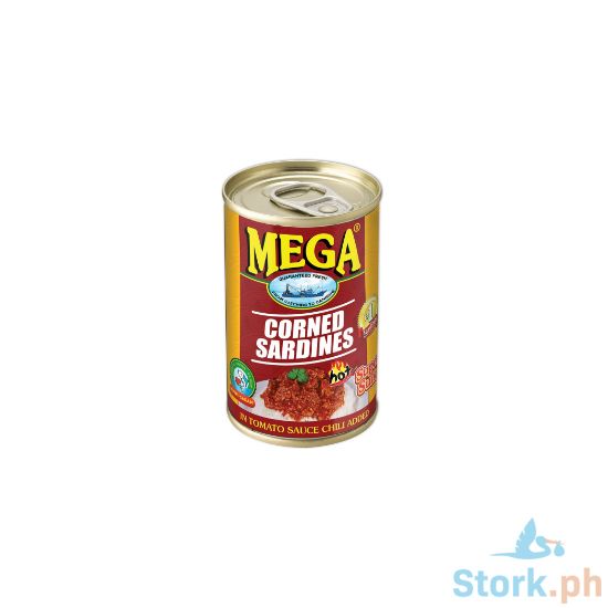 Picture of Mega Corned Sardines and Tomato Sauce with Chili 155g