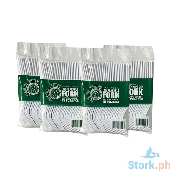 Picture of Cm Happybee Unbreakable Fork White 25s