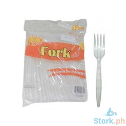 Picture of Happybee Fork Heavy Duty Med Clear 25s