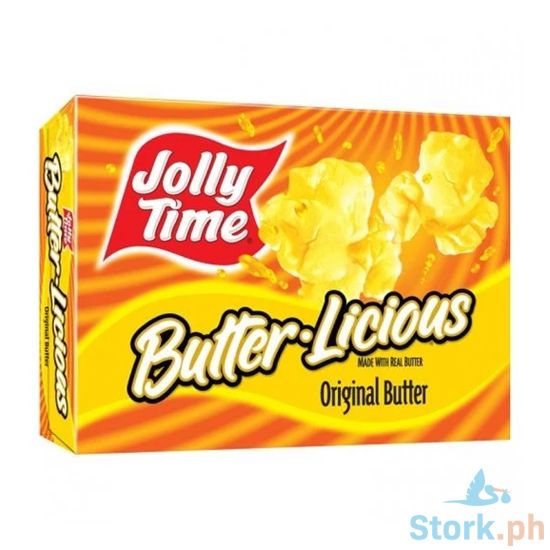 Picture of Jolly Time  Butterlicious Microwavable Popcorn 10.5oz