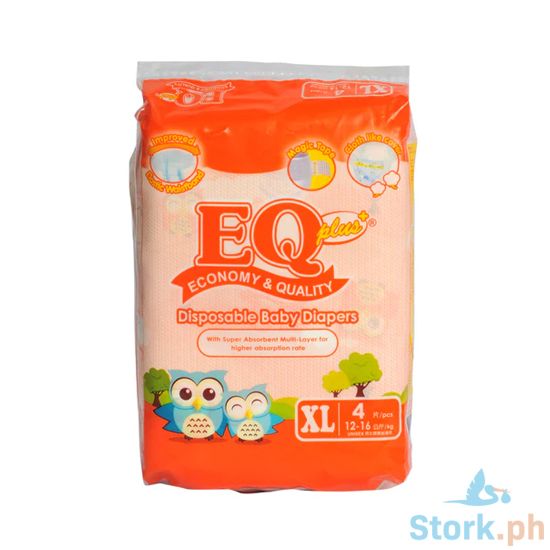 Picture of EQ Plus Diapers Extra Large 4s