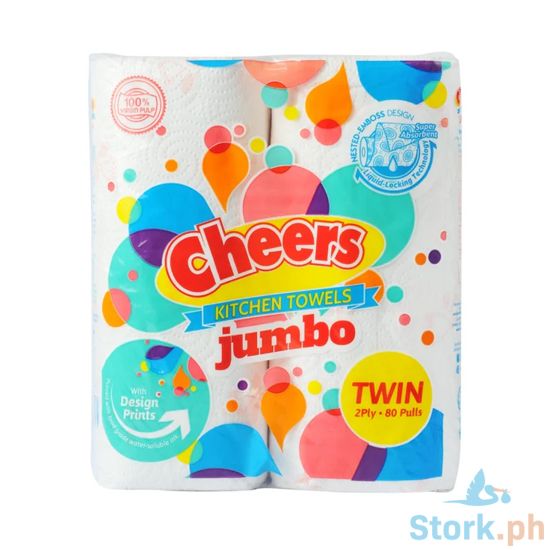 Picture of Cheers Jumbo Nested Twin 80Pulls 2Ply