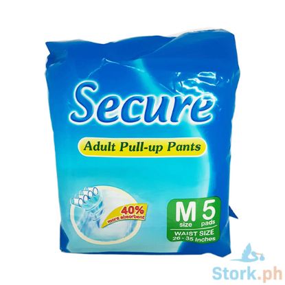 Picture of Secure Pull Up Adult Diaper Medium 5 Pads