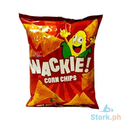 Picture of OK Wackie! Corn Chips Hot Chili Flavor 100g