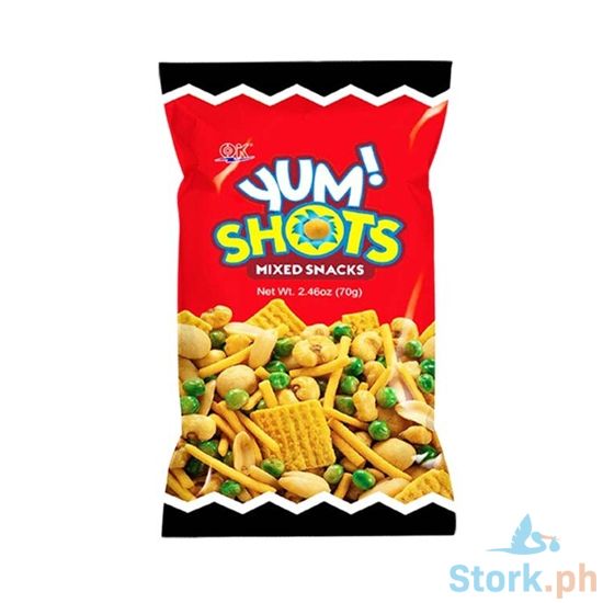 Picture of OK Yum! Shots Mixed Snacks 2.46oz 70g