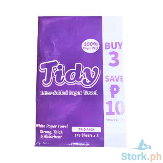 Picture of Tidy Interfolded Paper Towel Trio Pack 175x3s save P10.00