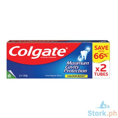 Picture of Colgate 2 Great Regular Flavor 195g x 2s