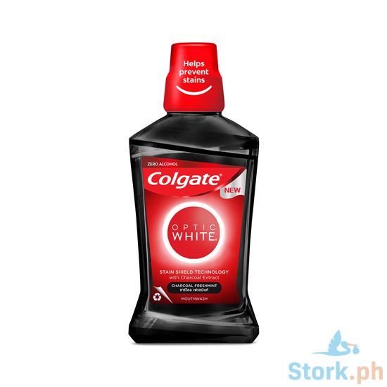 Picture of Colgate Optic White Charcoal Moutwash 500ml