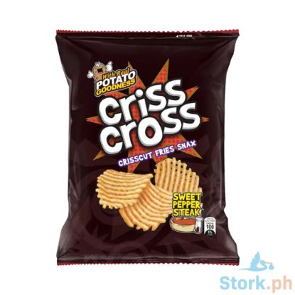 Picture of Criss Cross Crisscut Fries Snax Sweet Pepper Steak 20g