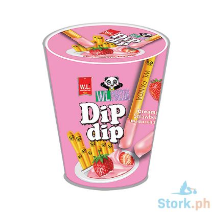 Picture of Dip Dip Creamy Strawberry Biscuit 30g