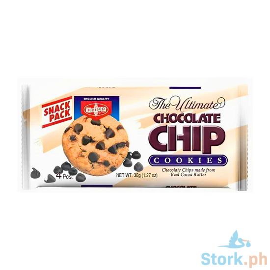 Picture of Fibisco Choco Chip Cookies 36g 4 Pieces