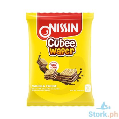 Picture of Nissin Cubee Wafer Vanilla Fudge 25g